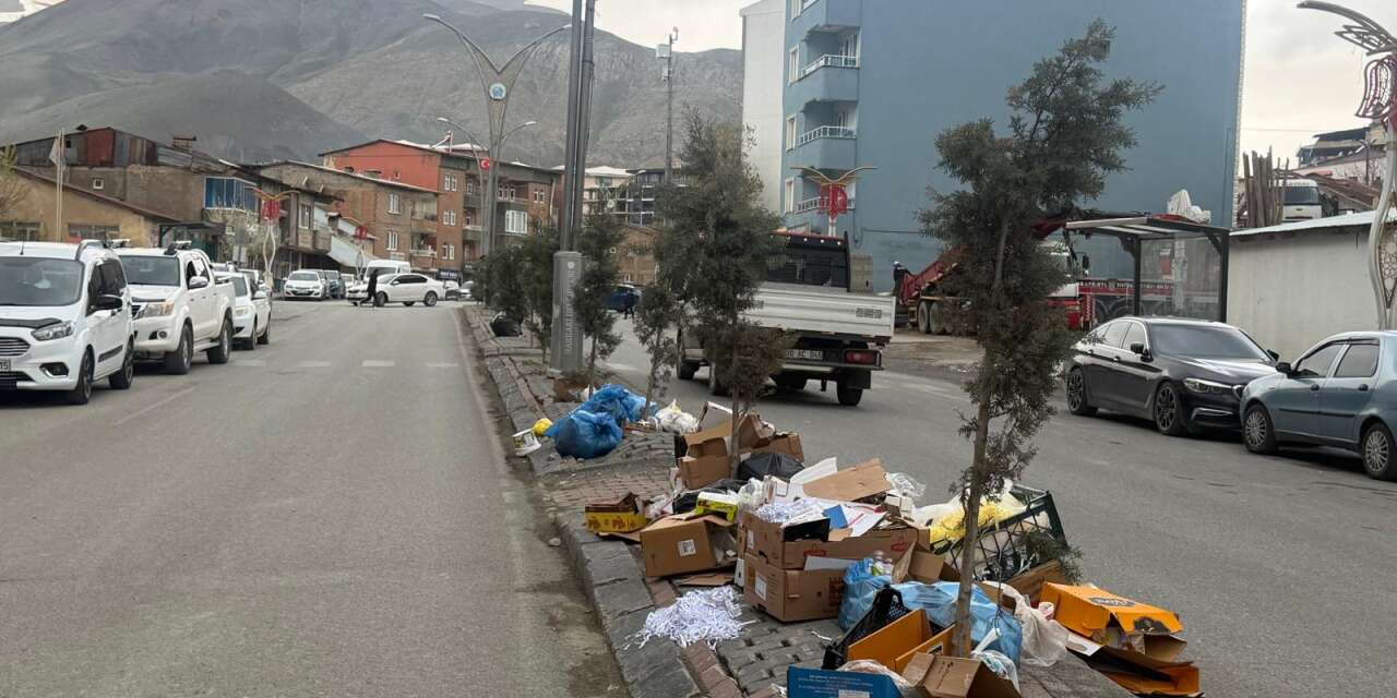 Hakkari’de çöp krizi:Geçici alan arayışı sürüyor