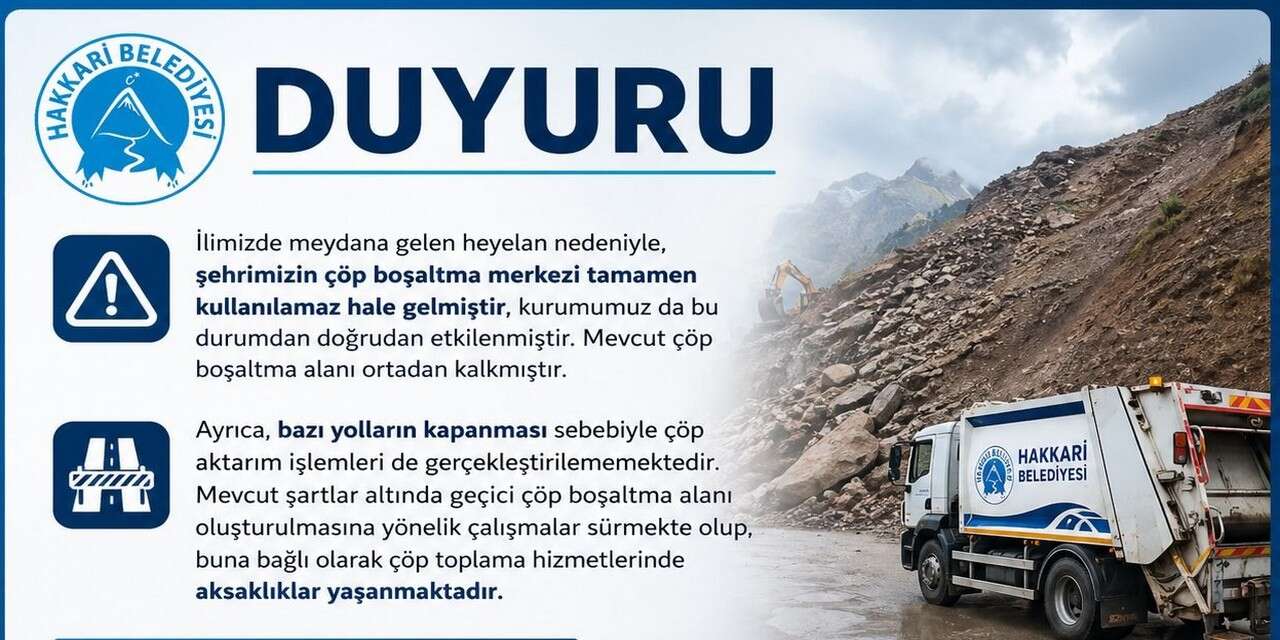 Belediye'den toplanmayan çöp açıklaması