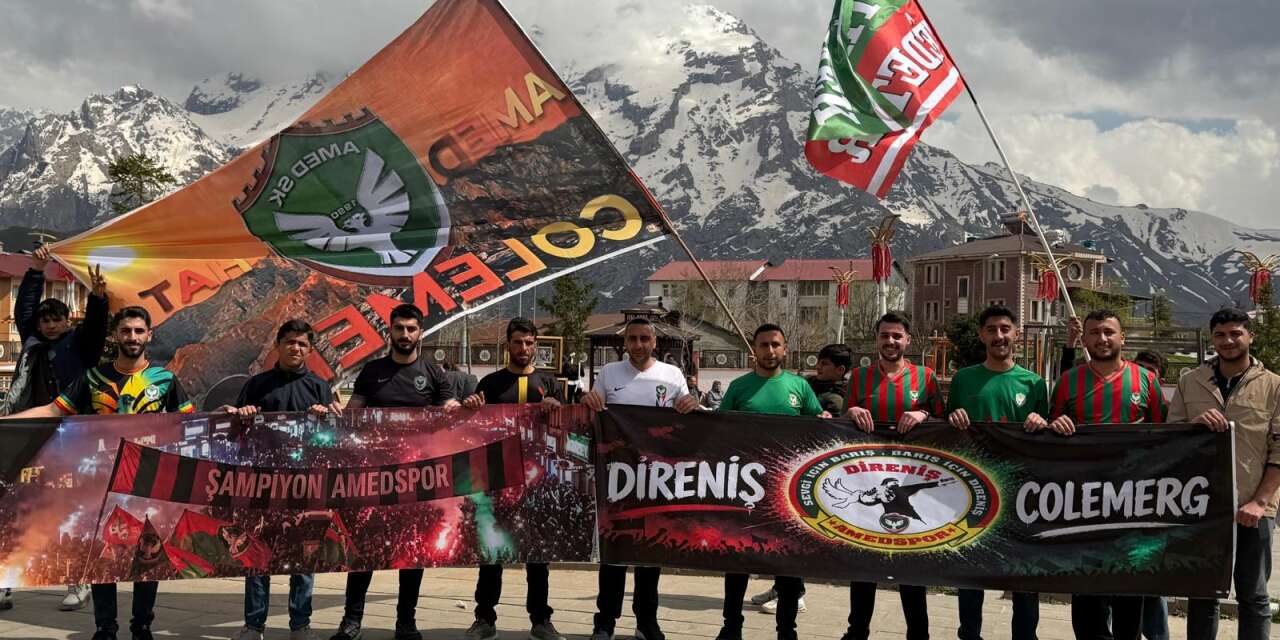 Hakkari Sokaklarında Amedspor Rüzgârı