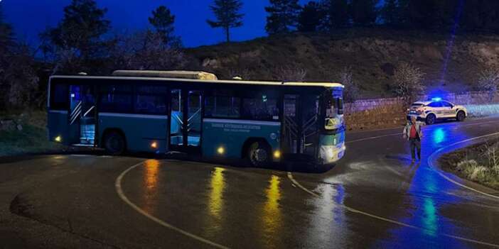 Alkollü Şahıs Otobüsle Dehşet Saçtı