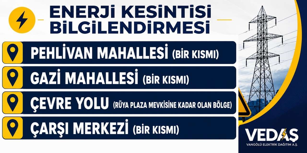 Hakkari’de planlı elektrik kesintisi yapılacak