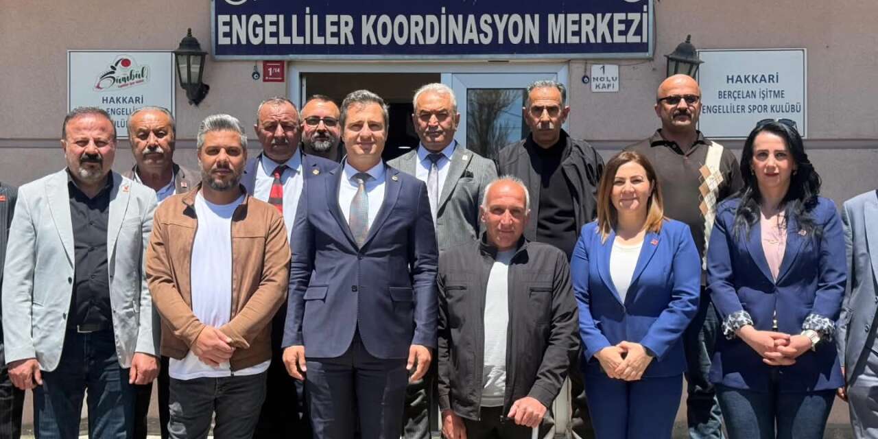 CHP'li Yücel engelliler Derneği'ni ziyaret etti