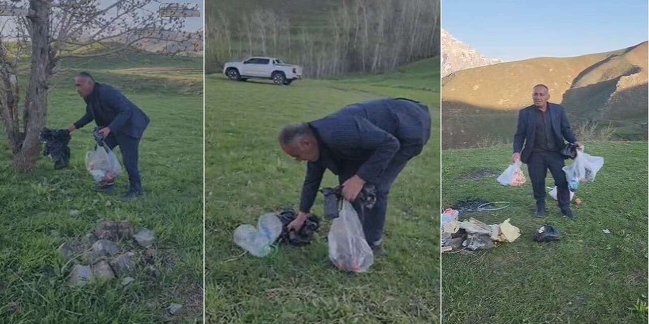 Hakkarili Dengbej Ballıses'ten piknikçilere çevre uyarısı