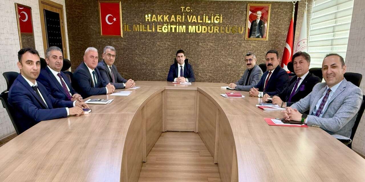 Hakkari’de eğitim çalışmaları değerlendirildi
