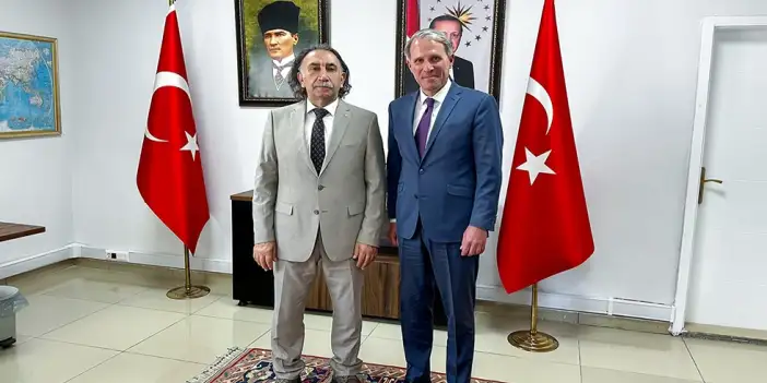 Rektör Gençcelep'ten Dışişleri Bakanlığı Van temsilciliğine ziyaret