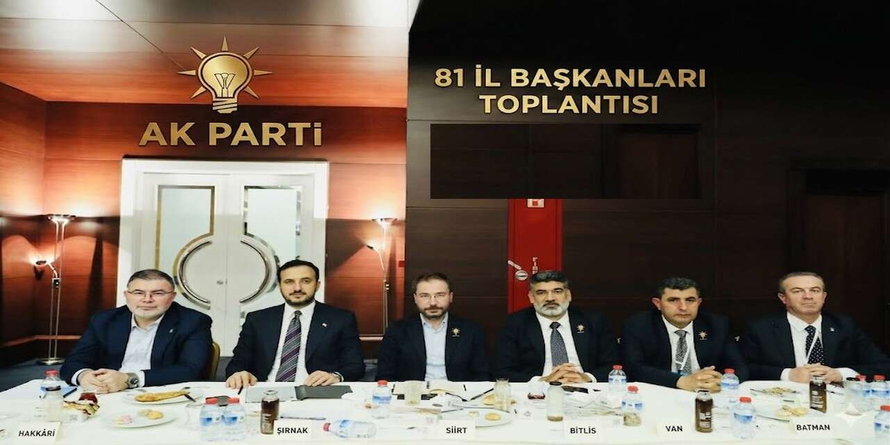 AK Parti Genel Merkezi’nde Hakkari mesajı
