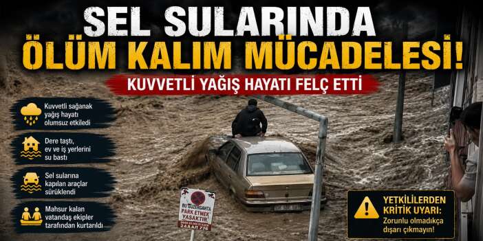 Sel Sularında Ölüm Kalım Mücadelesi