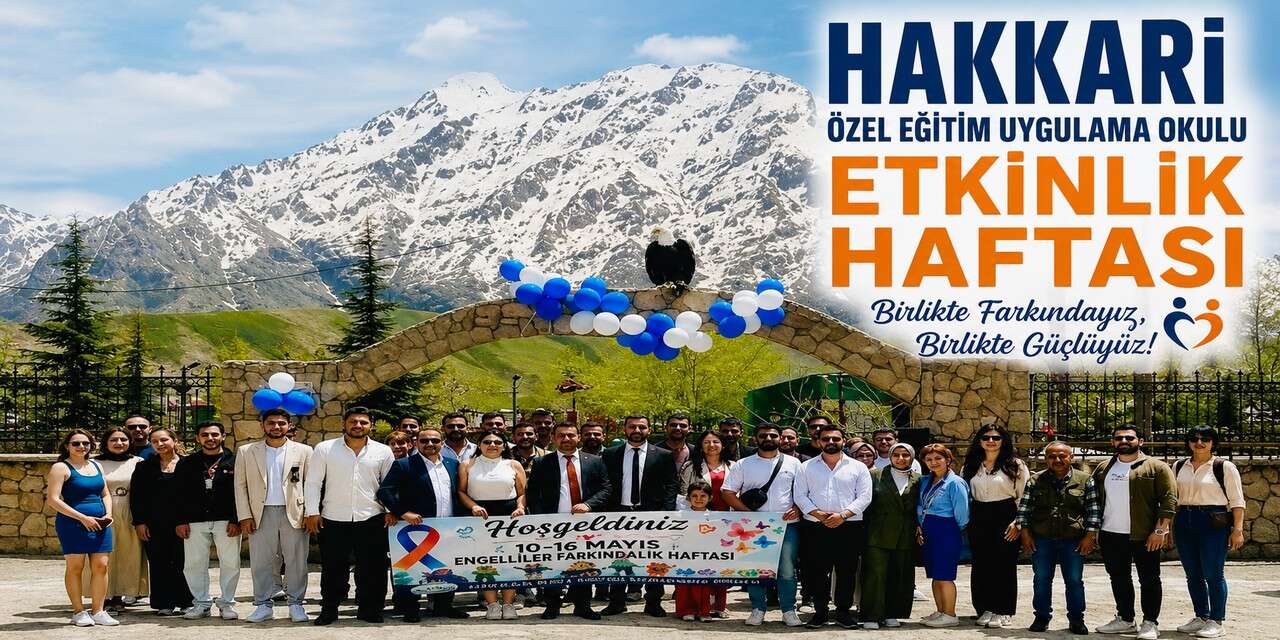 Hakkari Özel eğitim uygulama okulunda etkinlik haftası
