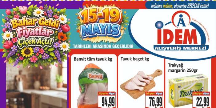 İDEM AVM'den  Bahar geldi fiyatlar çiçek açtı kampanyası