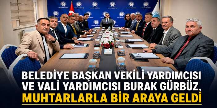 Hakkari Belediyesinde muhtarlarla istişare toplantısı yapıldı
