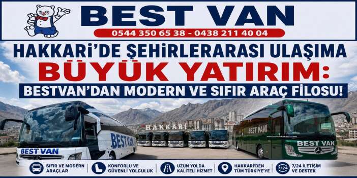 Hakkari’de şehirlerarası ulaşıma büyük yatırım