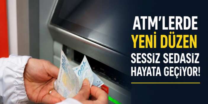 ATM'lerde 50 TL’lik banknotlar da kaldırıldı