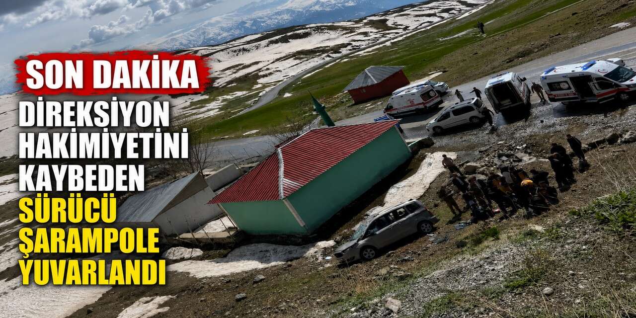 Hakkari’de şarampole yuvarlanan araçta 4 kişi yaralandı