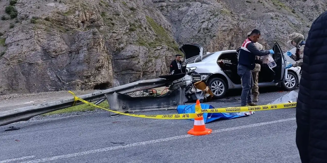 Hakkari-Çukurca yolunda kaza: 1 ölü, 3 yaralı