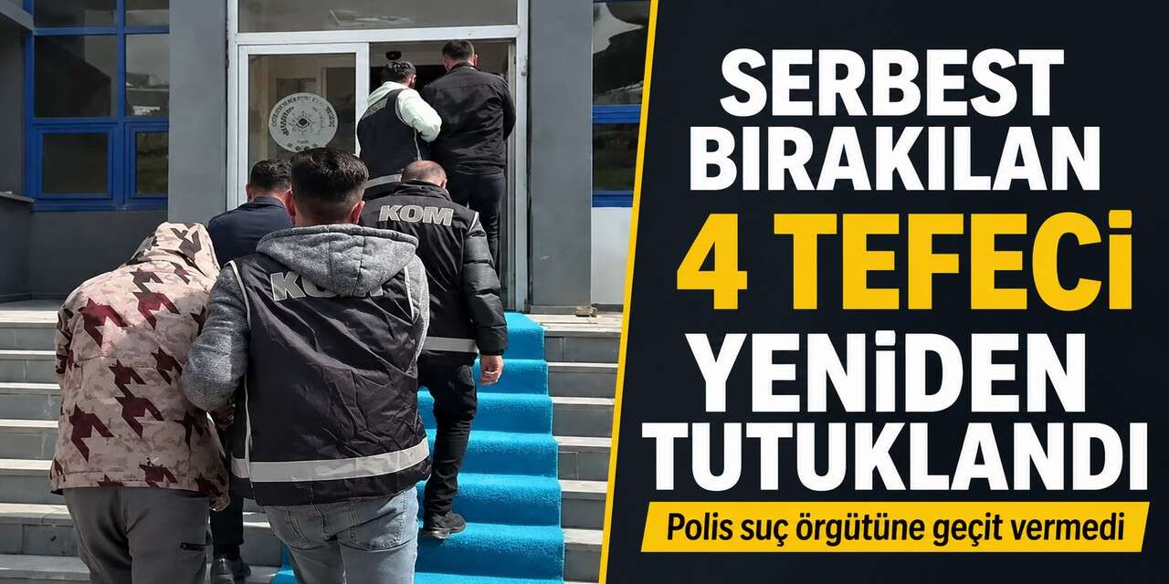 Hakkari'de Tefecilikle suçlanan 4 kişi tutuklandı