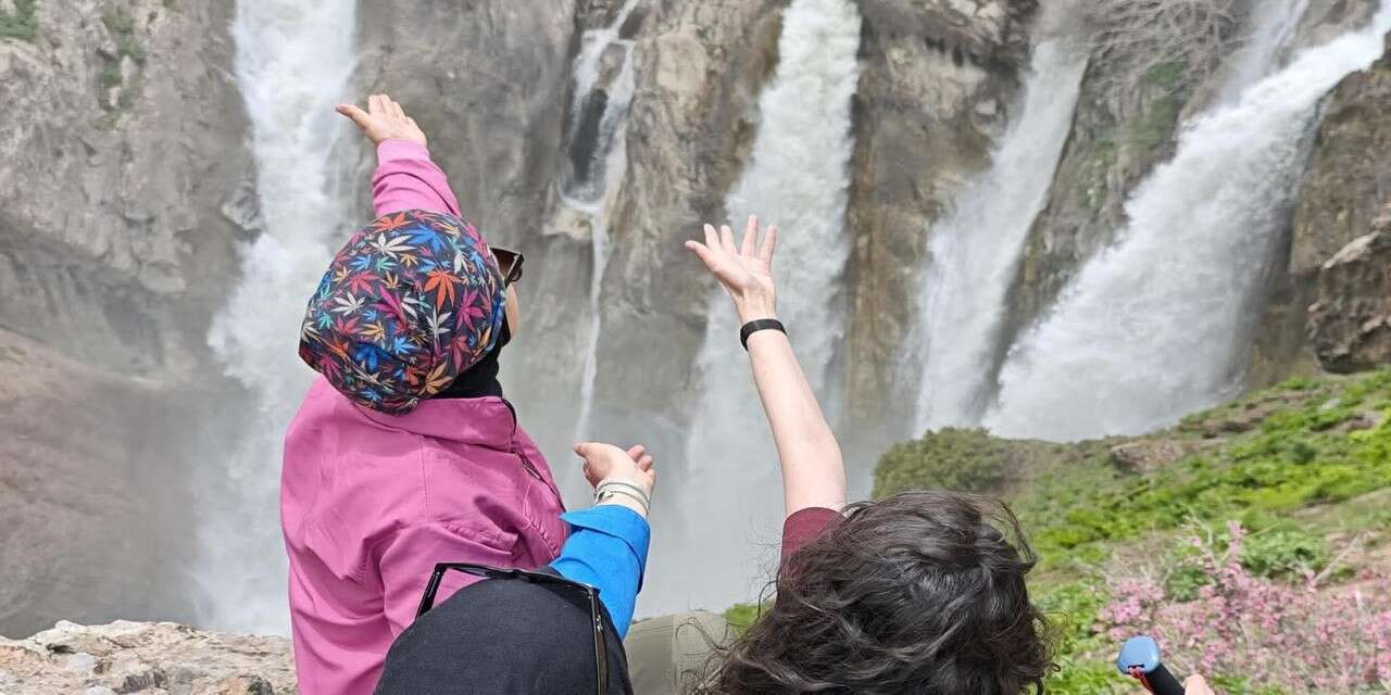 Marinus şelalesi baharla yeniden coştu