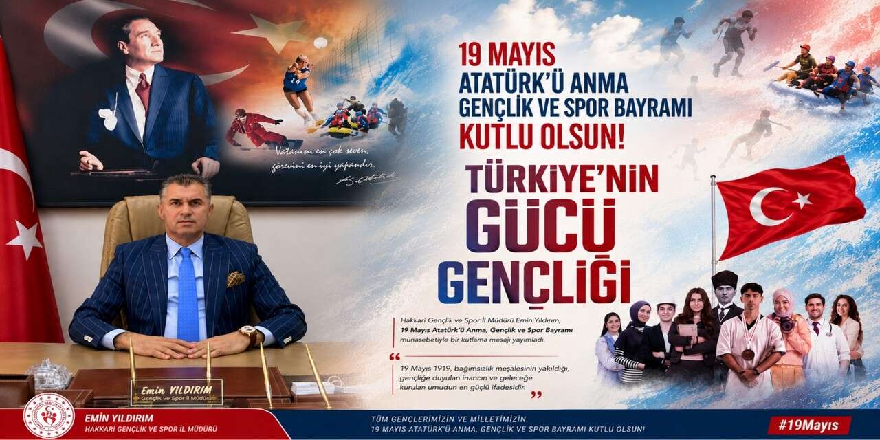 Müdür Yıldırım'dan 19 Mayıs mesajı