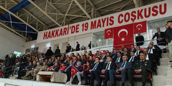Hakkari'de 19 mayıs coşkusu başladı