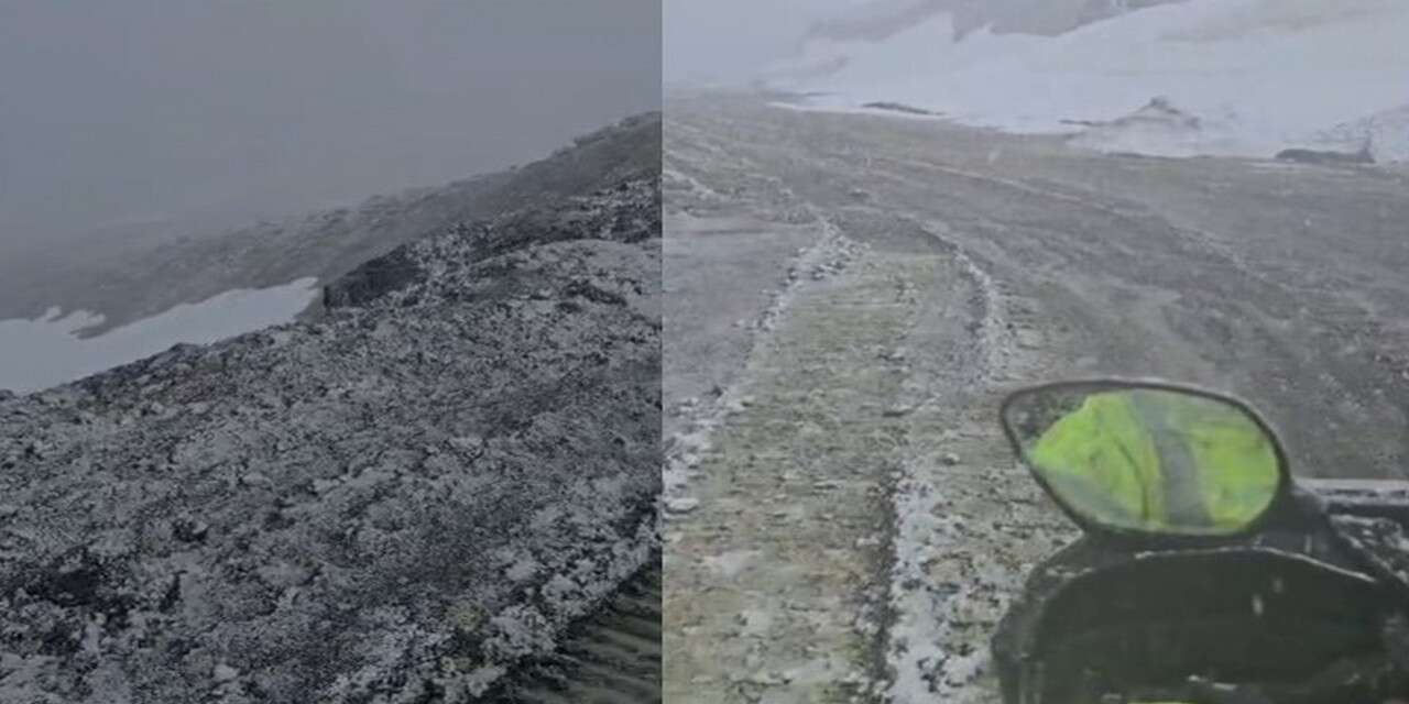 Hakkari’de Mayıs ortasında kar ve fırtına sürprizi