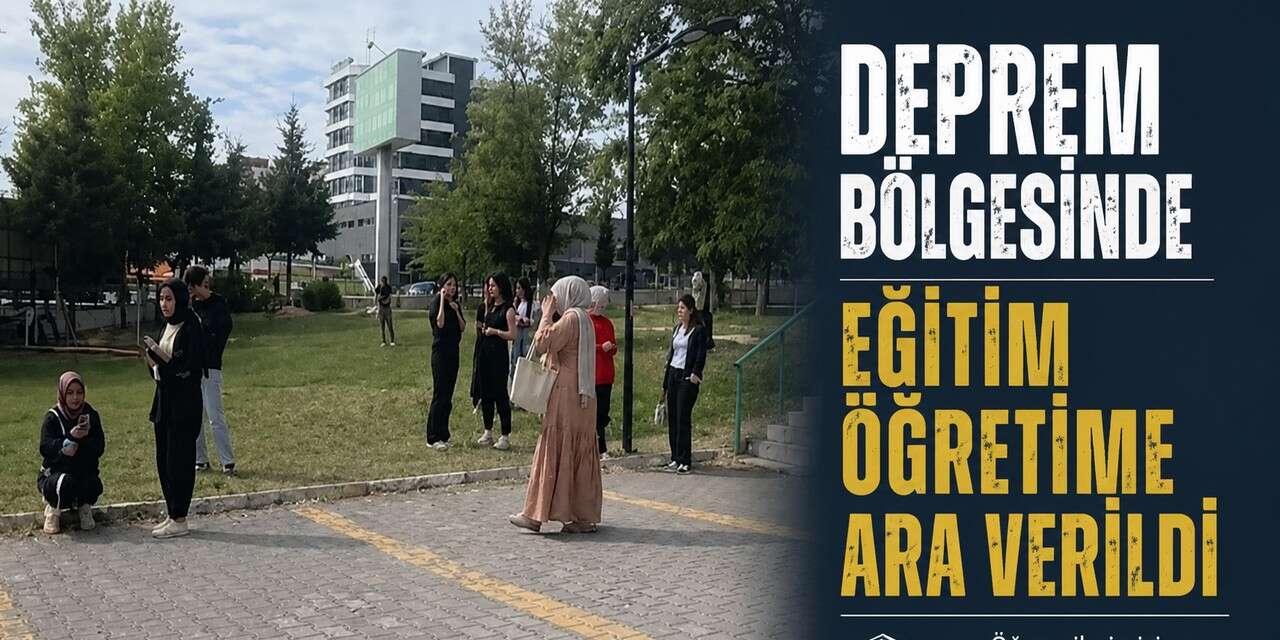 Deprem bölgesinde eğitim öğretime 1 gün ara verildi