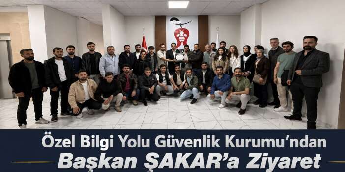 Özel Bilgi Yolu Güvenlik Kurumu’ndan Başkan Şakar’a ziyaret