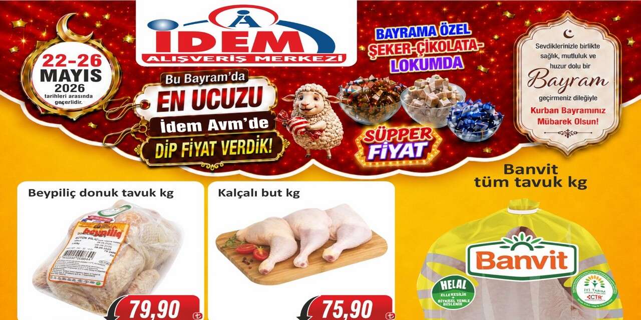 İDEM AVM'de Kurban Bayramı İndirimi