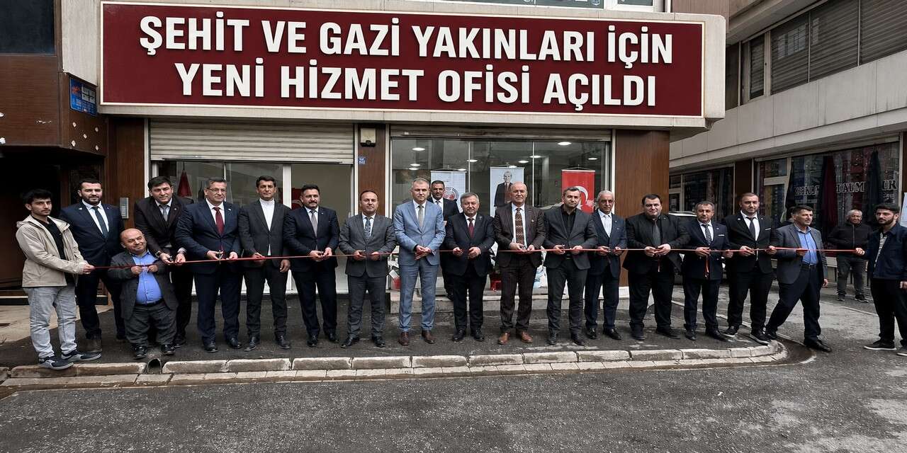 Şehit ve gazi yakınları için yeni hizmet ofisi açıldı