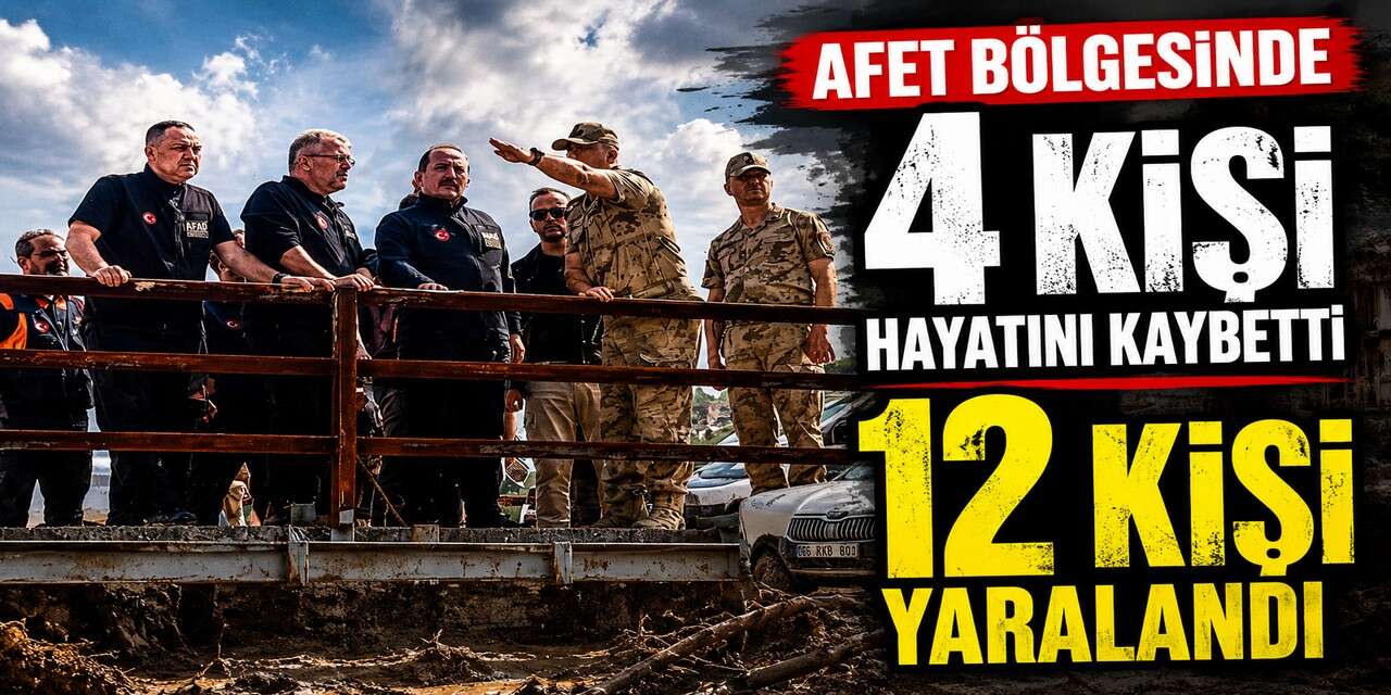 Hatay'daki afette can kaybı 4'e yükseldi