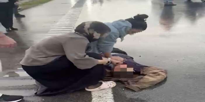 Kazazedelere yardım ederken öldü