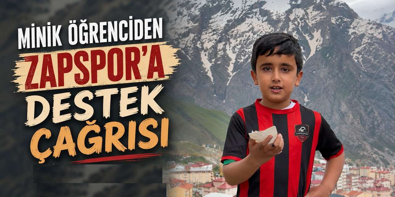 Hakkarili Erkay'dan Zapspor sevdalılarına anlamlı çağrı