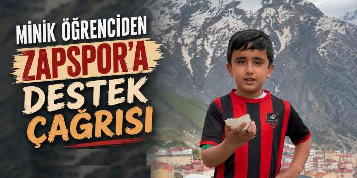 Hakkarili Erkay'dan Zapspor sevdalılarına anlamlı çağrı