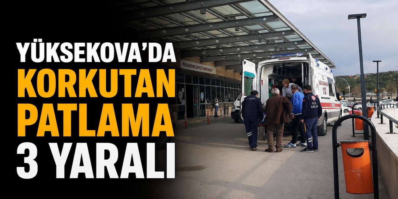 Hastanenin kazan dairesinde doğalgaz patlaması 3 yaralı