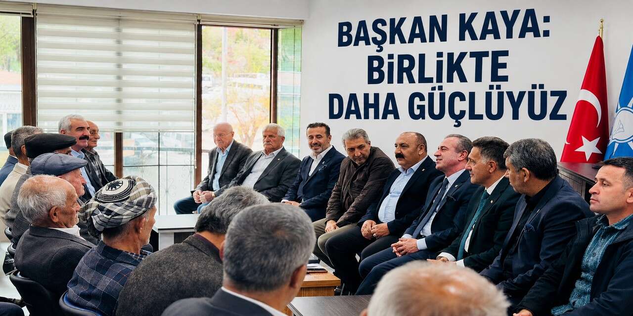 Başkan Kaya'ya yoğun ziyaret trafiği
