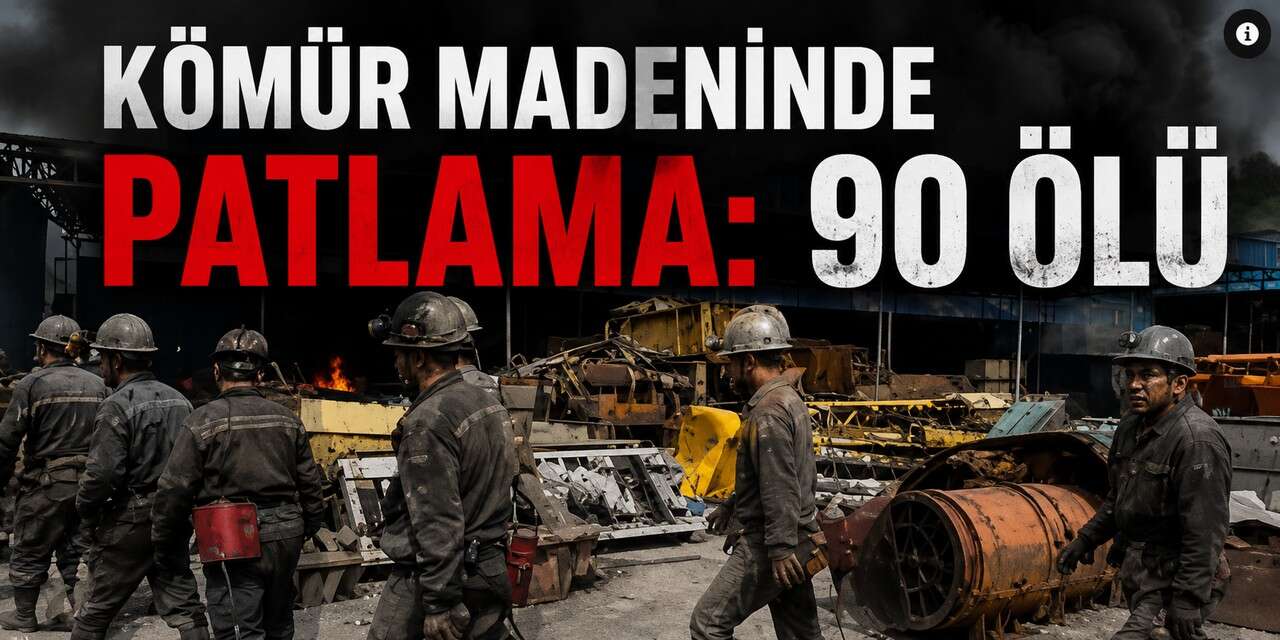 Kömür madeninde patlama: 90 ölü