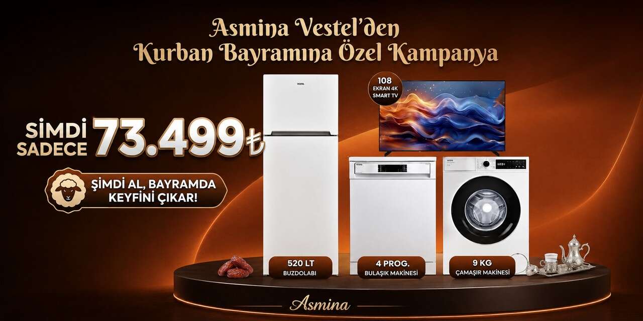 Asmina Vestel'den Kaçırılmayacak Fırsatlar