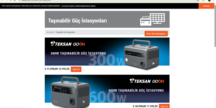 Taşınabilir Güç İstasyonu ile Kesintisiz Enerji Artık Cebinizde