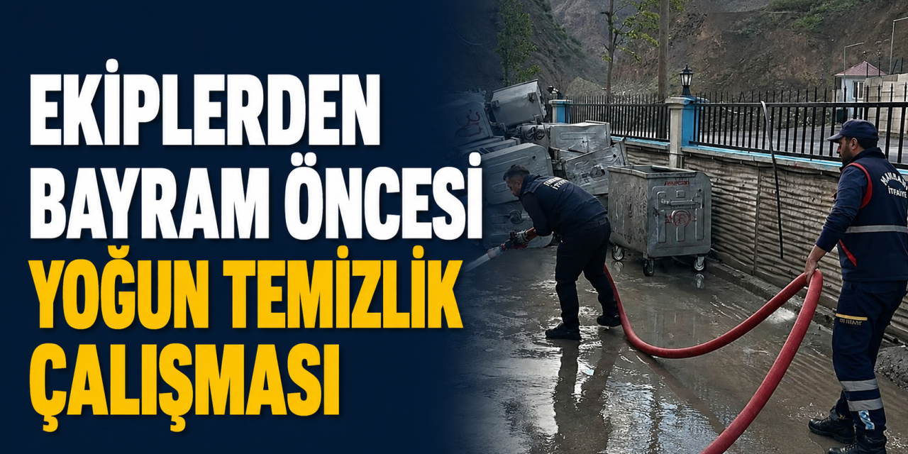 Hakkari’de çöp konteynerleri tek tek temizlenip yenileniyor