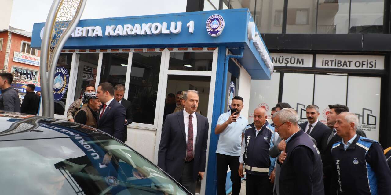 Vali Taşyapan’dan Zabıta Karakolu’na bayram ziyareti