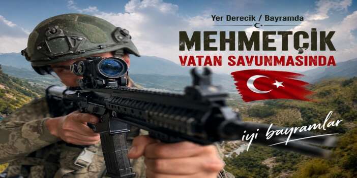 Mehmetçik, vatan nöbetinde bayram coşkusu yaşadı
