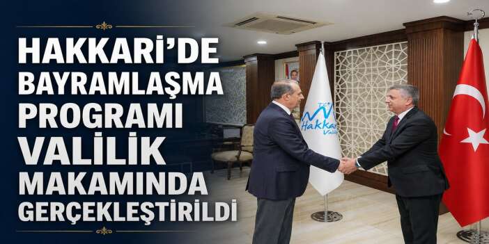 Vali Taşyapan, makamında vatandaşlarla bayramlaştı