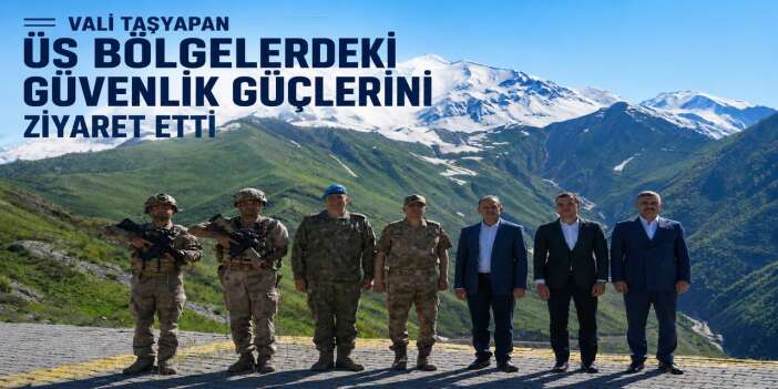 Vali Taşyapan'dan üs bölgelere  bayram ziyareti