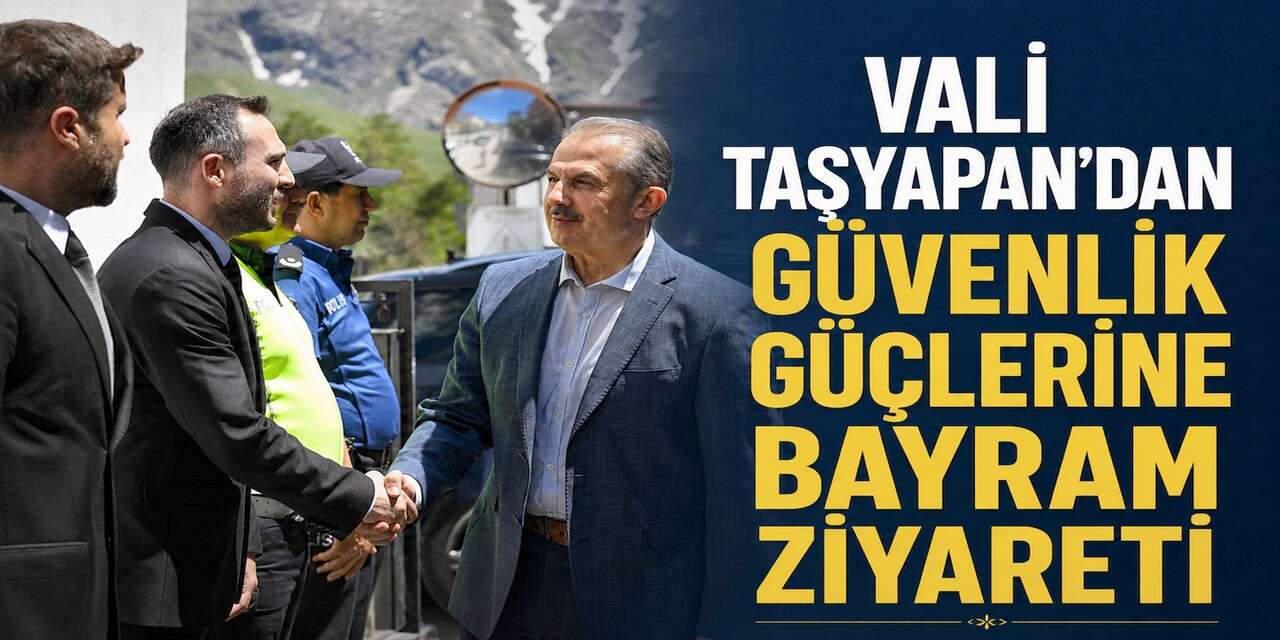 Vali Taşyapan polislerle bayramlaştı