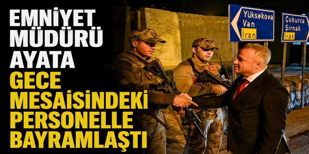 Hakkari Polisinden Bayram mesaisi