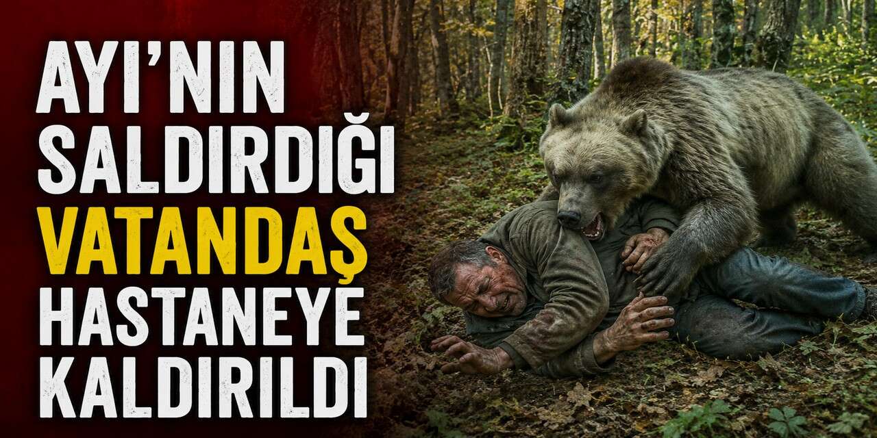 Ay'nın saldırdığı vatandaş hastanelik oldu