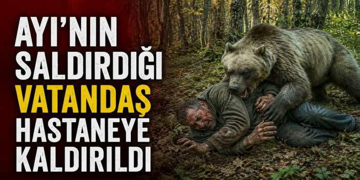 Ay'nın saldırdığı vatandaş hastanelik oldu