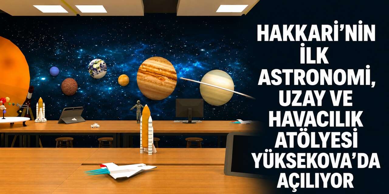 Hakkari’nin İlk Astronomi, Uzay ve Havacılık Atölyesi Yüksekova’da açılıyor