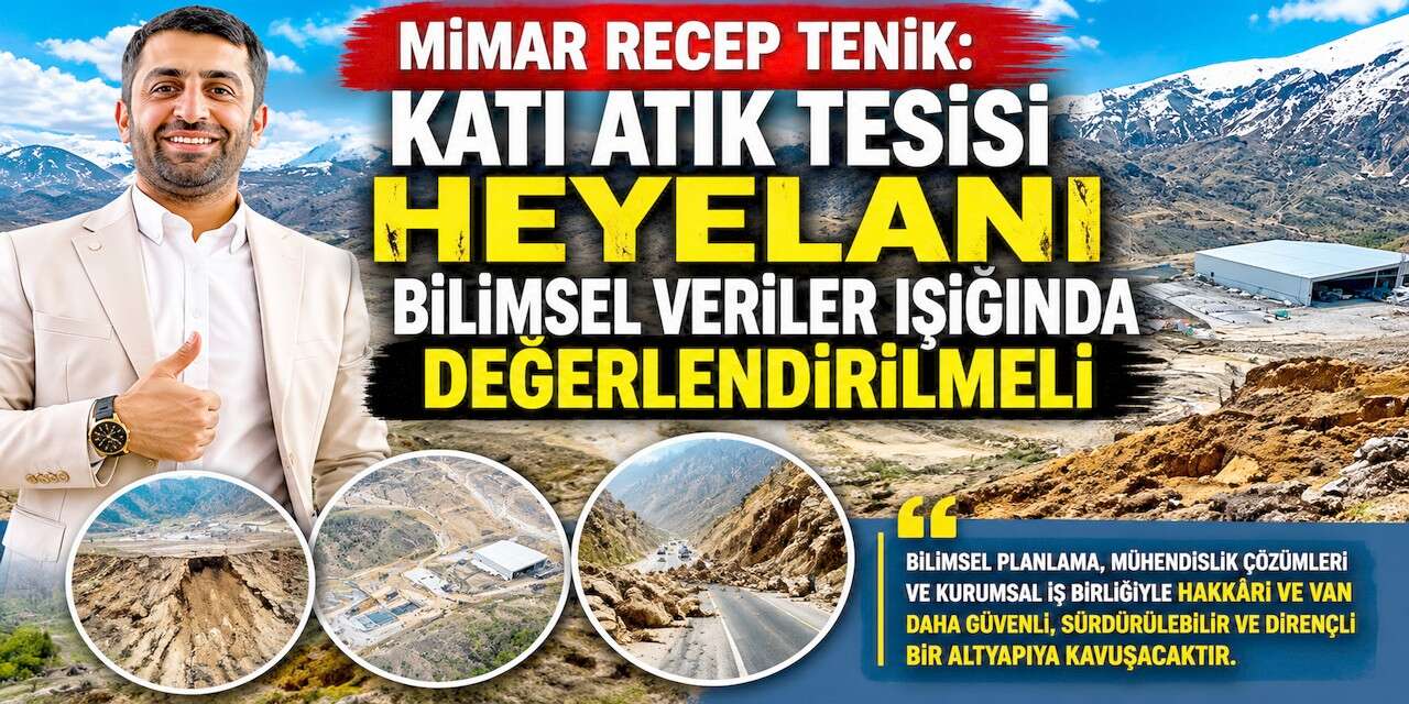 Mimar Tenik’ten Akçalı’daki heyelan için çözüm çağrısı