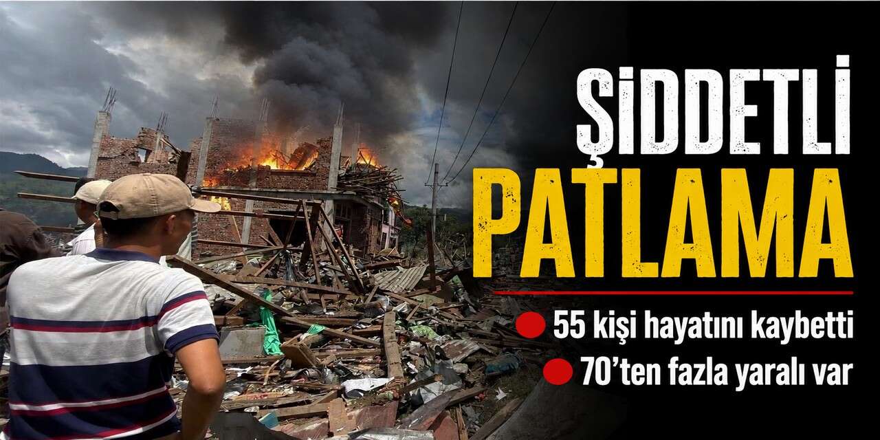 Çin Sınırında Ölümcül Patlama