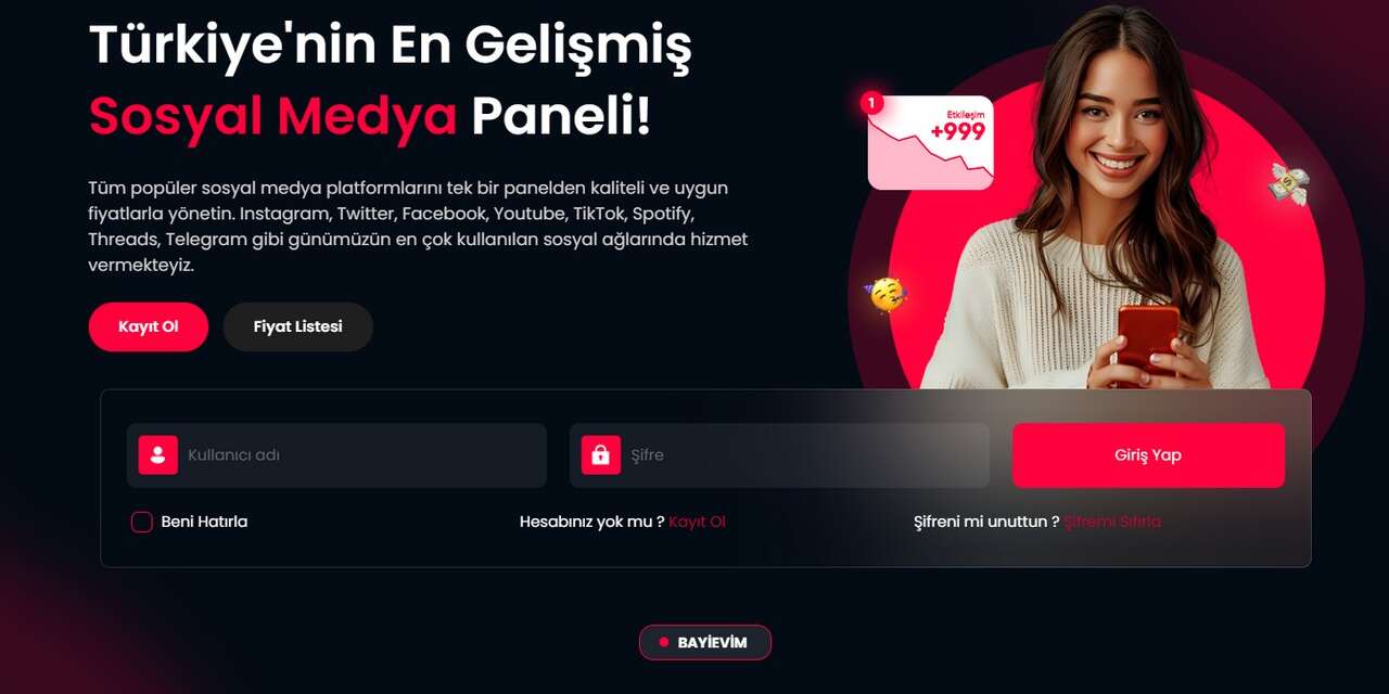 BayiEvim ile Profesyonel Sosyal Medya Hizmetlerine Tek Panelden Erişim