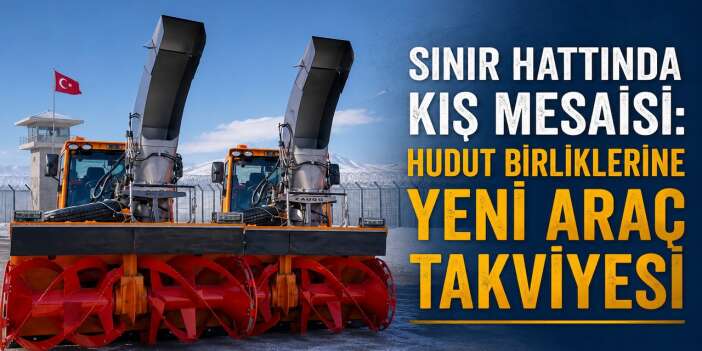 Hudut birliklerine yeni araç takviyesi